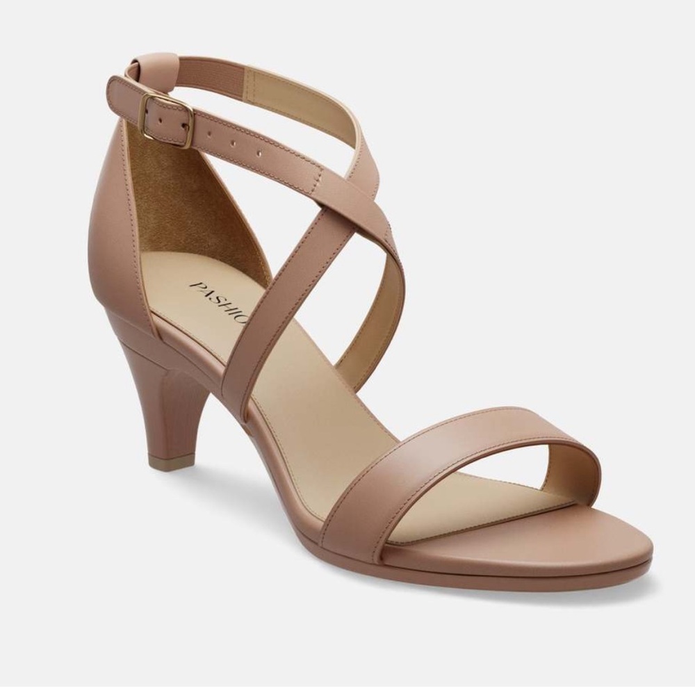 Pashion Convertible 3 inch leather heel sandal